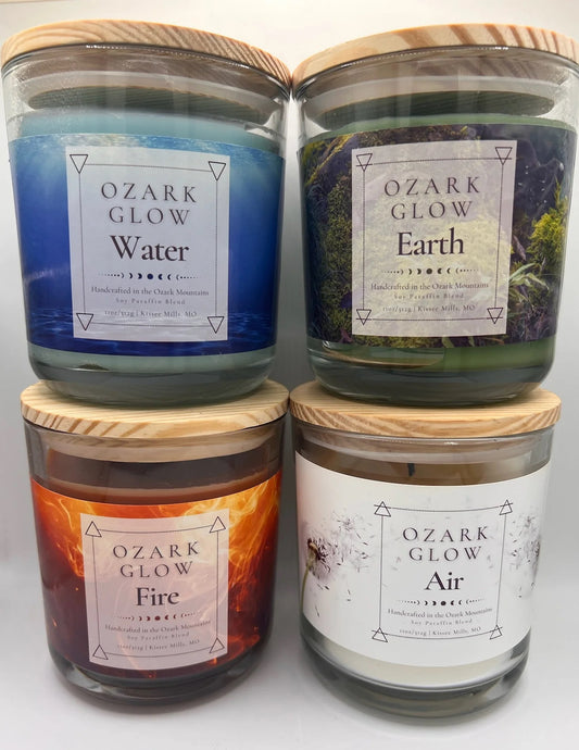 Elements Collection Bundle | Air, Earth, Fire, &  Water Candles