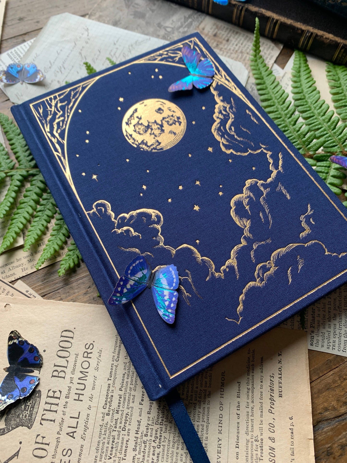 The Astronomer - B6 vegan blank notebook, 120gsm ivory paper