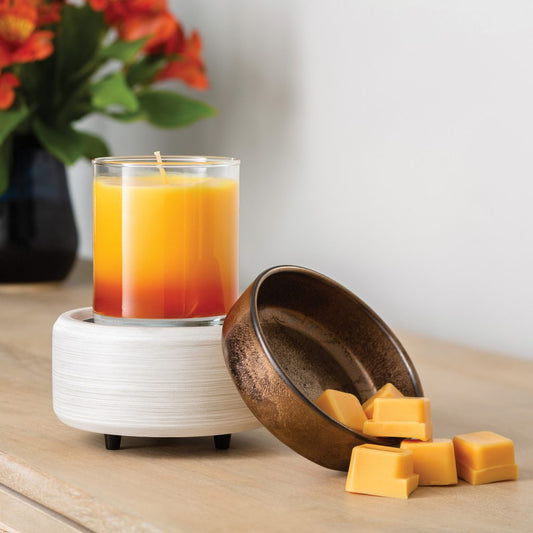 Washed Bronze 2-in-1 Wax Warmer
